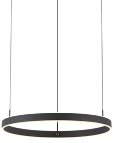 Lampă suspendată de design neagră cu 3 trepte de intensitate luminoasă - Titmus