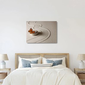 Tablou pe sticlă - Liniște în suflet (70x50 cm)