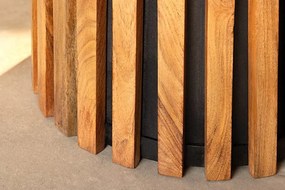 Set de 2 masute din lemn de salcam VALHALLA