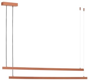 Lustră LED pe cablu Argon 8837 MIAMI LED/74W/230V 3000K maro