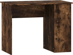 vidaXL Birou, stejar afumat, 100x55x75 cm, lemn prelucrat