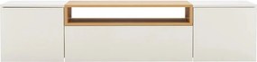 Comoda TV suspendata LOFT 160cm natur/ alb