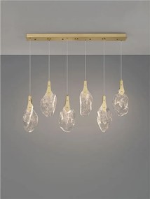 Lustra LED suspendata design decorativ BELLINA L-110cm