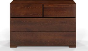 Comodă lemn masiv TerraCraft Pin 2+2 Sertare, 120 × 45 × 81 cm - Natural
