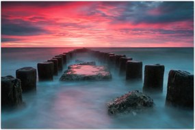 Tablou - Pietre în mare (90x60 cm)