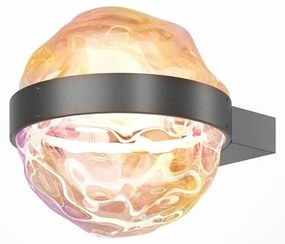 Aplica de perete LED, Sticla, Multicolor, Misterio