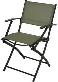 Scaun pliabil Riga verde, 46 x 52 x în.85 cm