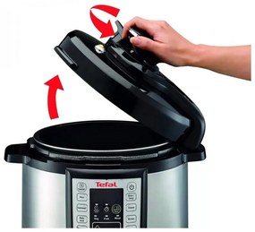 Multicooker Tefal CY505EE0 One Pot, 1200 W, 6L, 25 programe, cronometru, menținere căldură, argintiu/negru