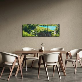 Tablou - Cascade (cu ceas) (90x30 cm)