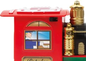 Decorațiune LED de Crăciun 10xLED/4xAA tren