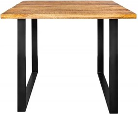 Masa de bar design industrial Iron Craft 120cm natur Mango