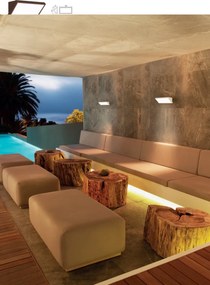 Aplica LED CCT pentru exterior IP65 CREEK 26,8cm, corten MA-8862