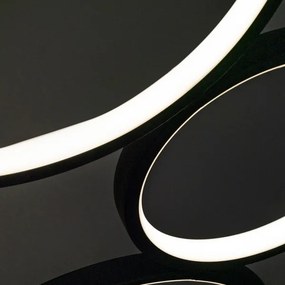 BRILAGI - Lampă LED de podea ECHO LED/36W/230V 4000K 110 cm neagră