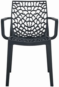 Scaun din plastic negru OKIN