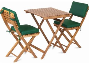 Set de mobilier de balcon acacia Fieldmann