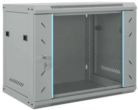 vidaXL Dulap de rețea cu depozitare Gri 60 x 45 x 50 cm Oțel