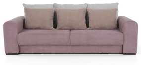 Canapea foarte spatioasa, violet, roz invechit, bej, GILEN BIG SOFA