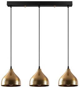 Lustră aurie cu abajur din metal Tattoo – Opviq lights