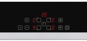 Plită cu inducție încorporată HOMEFORT HFBI64T2B, cadru metalic, 7400 W, senzor tactil, blocare pentru copii,