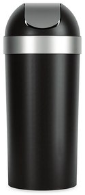 Coș de gunoi negru din plastic 62 l Venti – Umbra