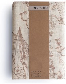 Draperie bej/maro deschis 135x250 cm Selvetia – Restilo