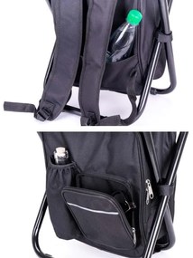 Rucsac multifuncțional pliabil, negru