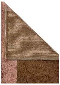 Covor tip traversă țesut manual din lână 80x230 cm Chroma Spiced Coral – Lorena Canals