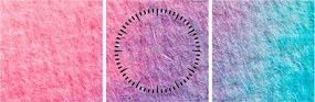 Tablou cu textură colorată (cu ceas) (90x30 cm)