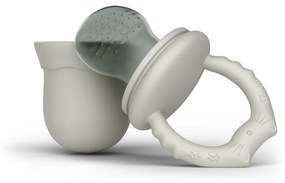 Suzeta cu alimentator pentru diversificarea alimentatiei, Din silicon, Fara BPA, BPS, PVC si ftalati, Cream