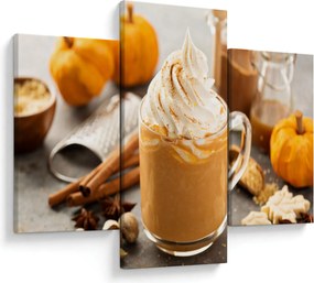Tablou - Cafea cu lapte de dovleac (90x60 cm)