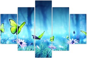 Tablou - Poiană mistică de pădure (150x105 cm)