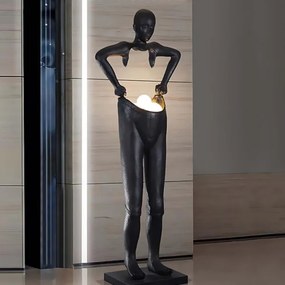 Immax 08807XL - Lampadar SILUETTE 4xG9/10W/230V 185 cm Human Houdini