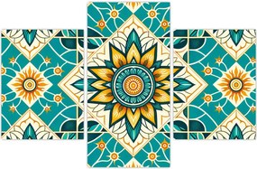 Tablou - Model turcoaz (90x60 cm)