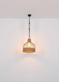 Lustră pe lanț Globo 15674H1 HALIA 1xE27/60W/230V