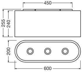 Plafonieră Ledvance DECOR CARDBOARD 3xE27/15W/230V