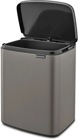 Brabantia Bo cos de gunoi 12 l oţel 230387