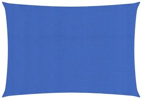 Panza parasolar, albastru dreptunghiular 3x4,5 m HDPE 160 g m  ²