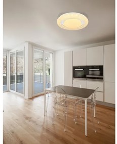 Plafonieră LED dimabilă Globo 483111-28SH RADA LED/28W/230V + telecomandă