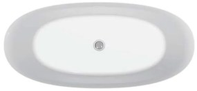 Cada freestanding Florida Aura Slim 170 ovala cu instalatie completa alb