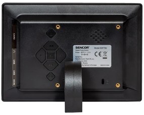 Ramă foto digitală cu difuzor 230V neagră Sencor + telecomandă