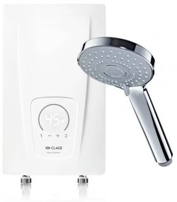 Set incalzitor instant de apa si para de dus, Clage E-compact CEX 9 Plus, 6.6/8.8kW - 230V, clasa A, 2400-26470