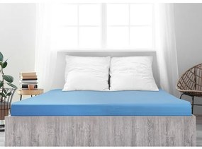 4Home jersey sheet Ideal sky blue , 200 x 200 cm, 200 x 200 cm