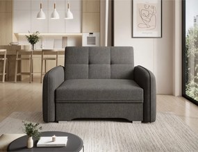 Canapea extensibila cu un loc, 102x109x84 cm, Laine 1, Eltap (Culoare: Bej deschis / Poco 7)