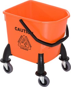 HOMCOM Carucior de Curățenie Profesional, Compact, Ideal pentru Spații Mici, 44×36×90 cm | Aosom Romania