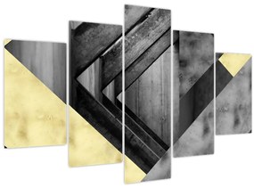 Tablou - Textura forme (150x105 cm)