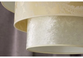 Lustră pe cablu Duolla LUNETA 1xE27/40W/230V d. 45 cm crem