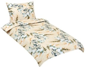 Lenjerie de pat din bumbac Bellatex Klas bej, 140 x 200 cm, 70 x 90 cm