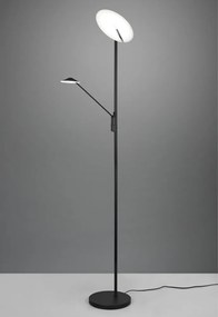 Lampadar negru mat LED cu intensitate reglabilă (înălțime 180 cm) Brantford – Trio