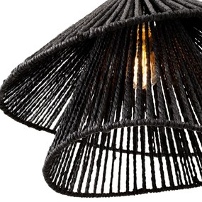 Lustra stil modern natural Amalfi II negru