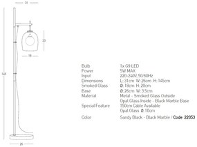 Lampadar/Lampa de podea design decorativ Maestro